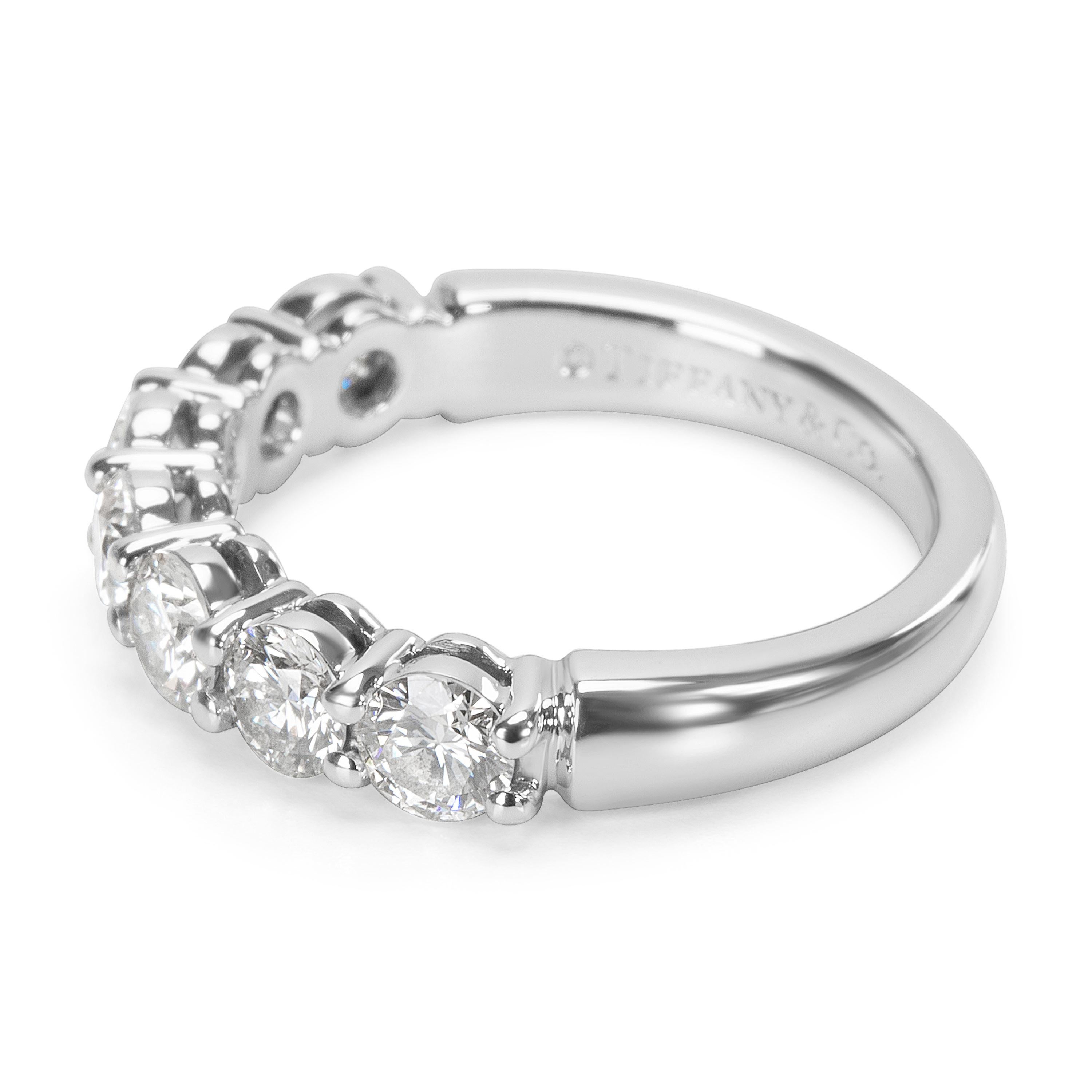 Tiffany & Co. Embrace Diamond Wedding Band in Platinum '0.91 Carat' In Excellent Condition In New York, NY