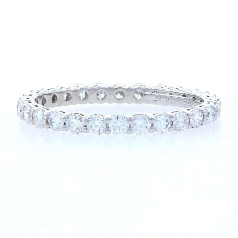 Uncut Tiffany & Co. Embrace Eternity Diamond Band Platinum .85ctw Wedding Ring