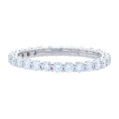 Tiffany & Co. Embrace Eternity Diamond Band Platinum .85ctw Wedding Ring