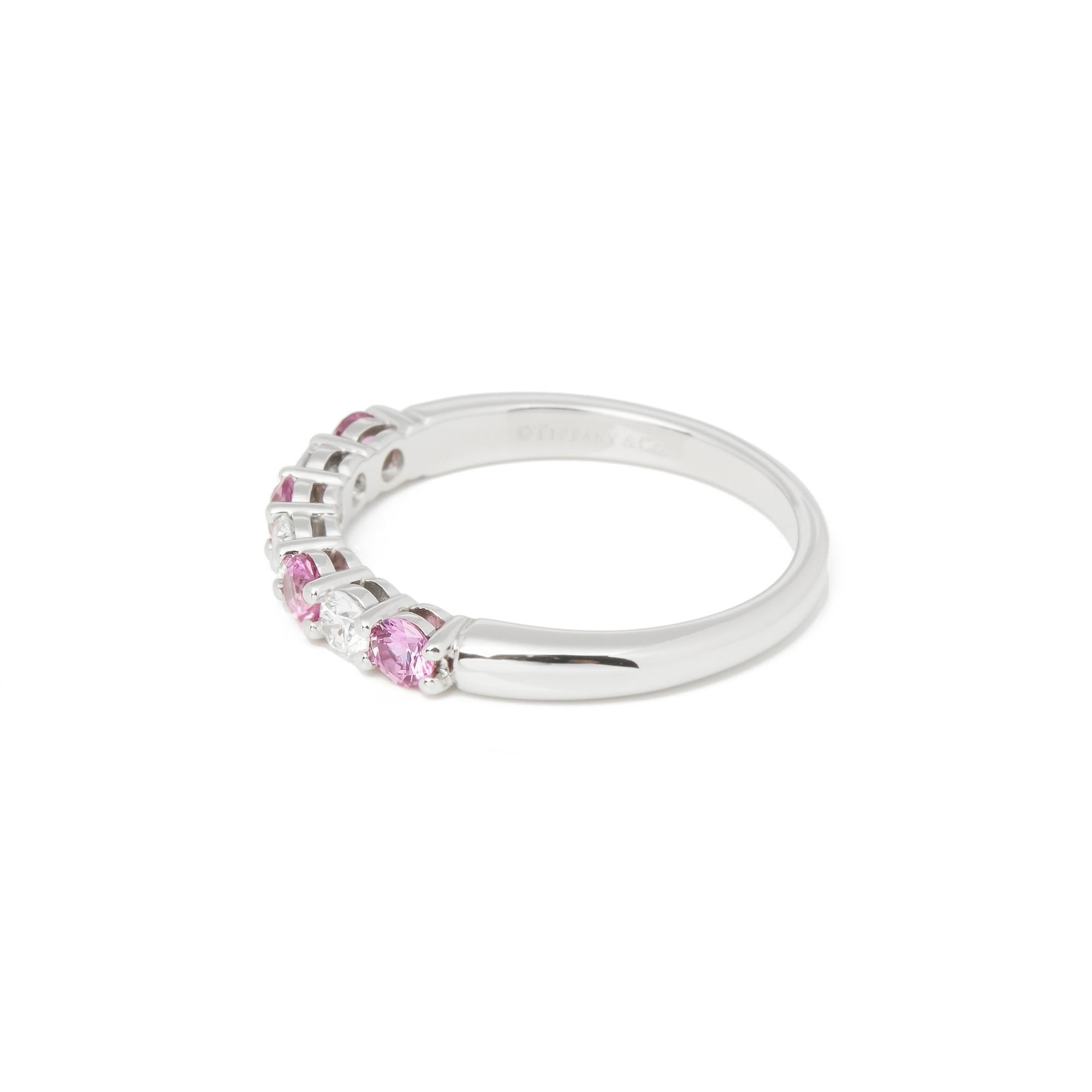 tiffany novo pink sapphire ring