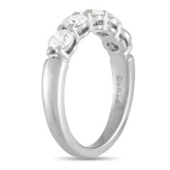 Tiffany & Co. Embrace Platinum 1.00 Ct Diamond Wedding Band Ring