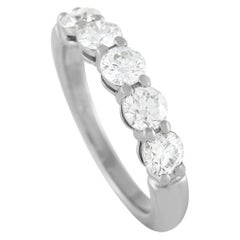 Embrace Platinum 1.00 Ct Diamond Wedding Band Ring de Tiffany & Co