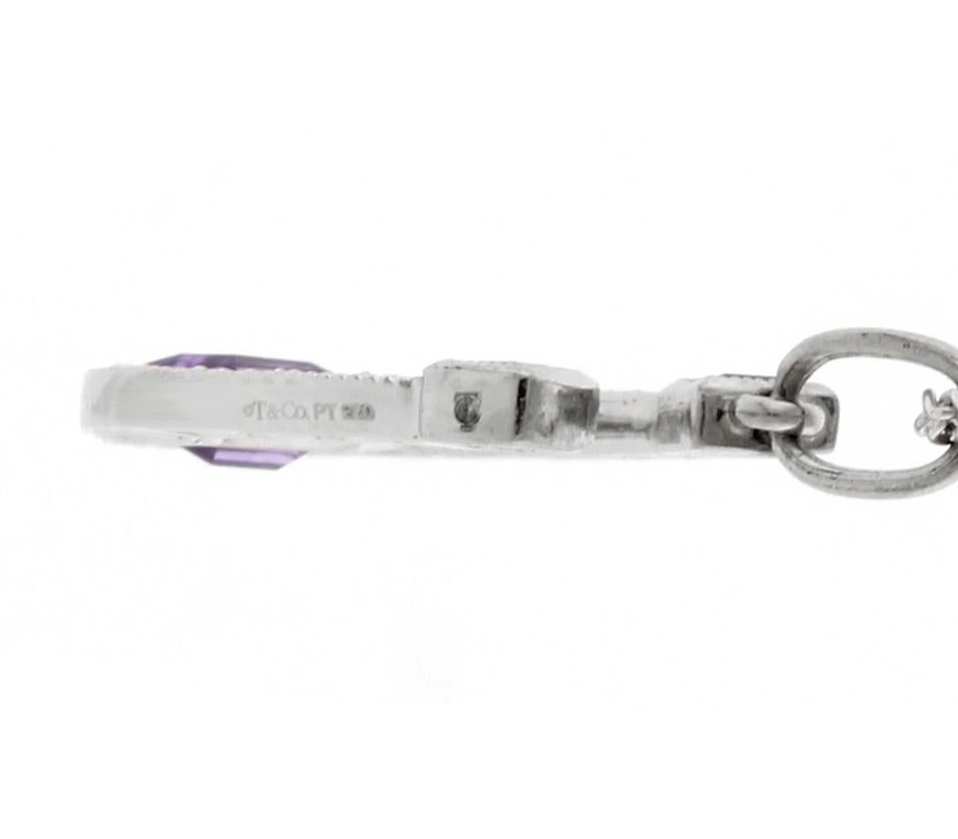 Tiffany & Co. Smaragd, Amethyst und Diamant Hufeisen-Anhänger für Damen oder Herren