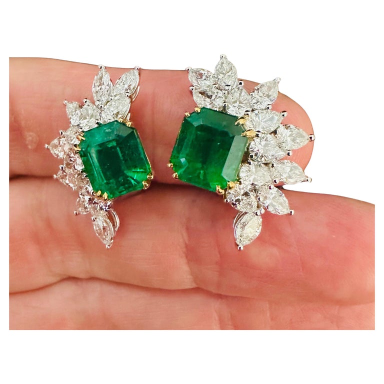 Kalinga Ashok Emerald Earrings Tiffany Kalinga Ashok Green