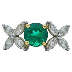 Tiffany & Co. Smaragd- und Diamant-Ring