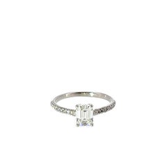 Tiffany & Co. Emerald Cut Diamond Engagement Ring – 1.25ct H/VVS2, Platinum