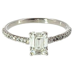 Tiffany & Co. Emerald Cut Diamond Engagement Ring – 1.25ct H/VVS2, Platinum