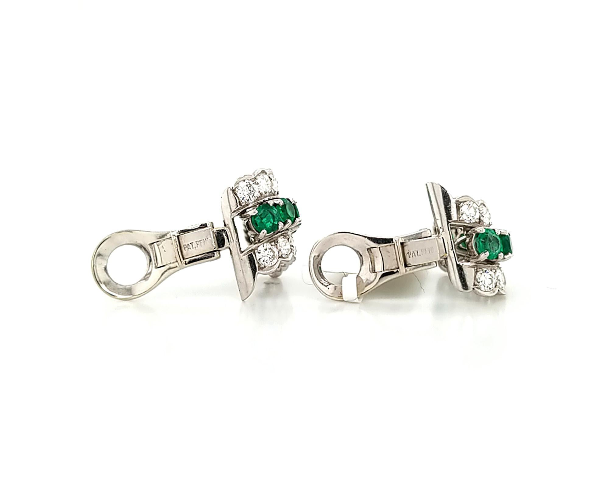 tiffany emerald earrings