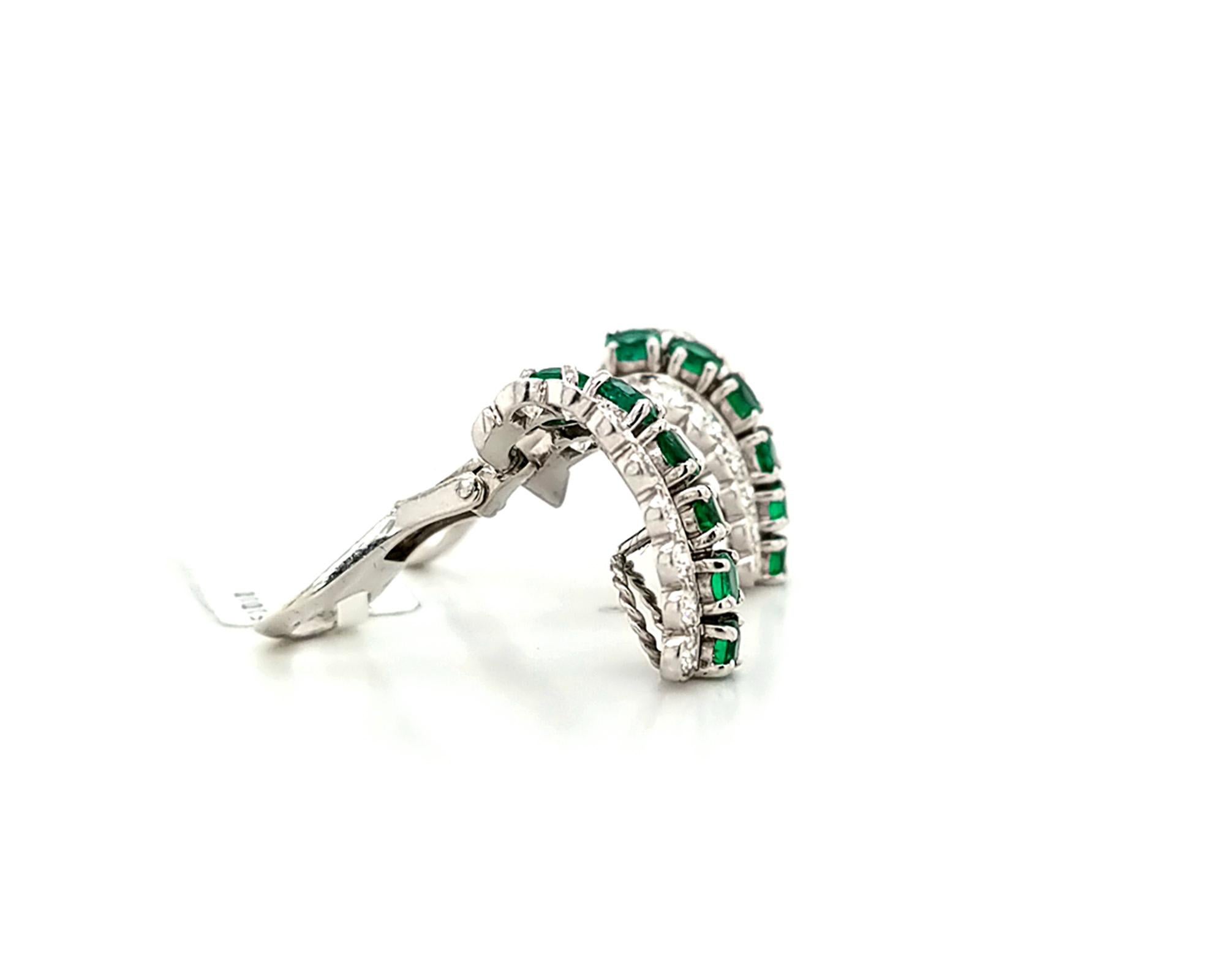 real emerald earrings tiffany