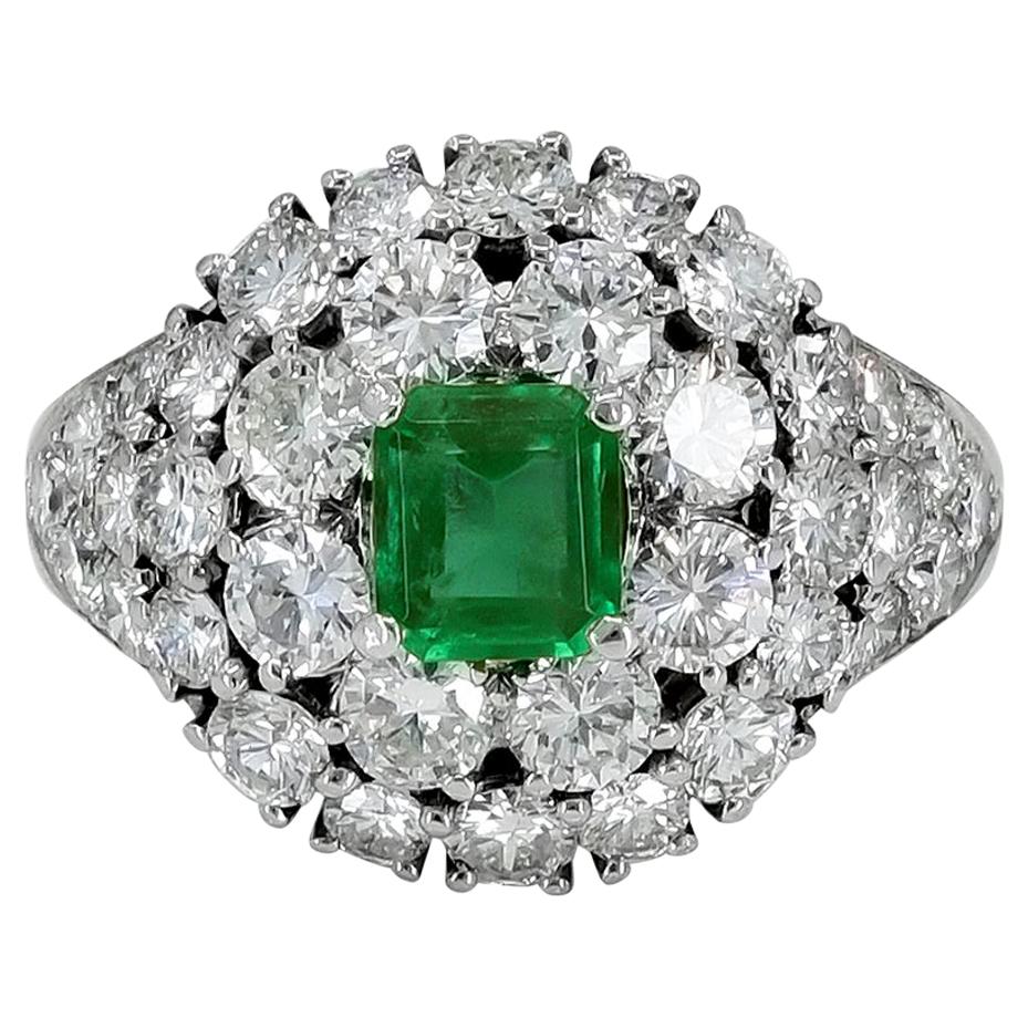 Tiffany & Co. Emerald Diamond Ring
