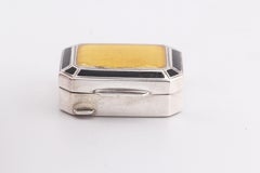 Tiffany & Co. Enamel 925 Sterling Silver Pill Box Case
