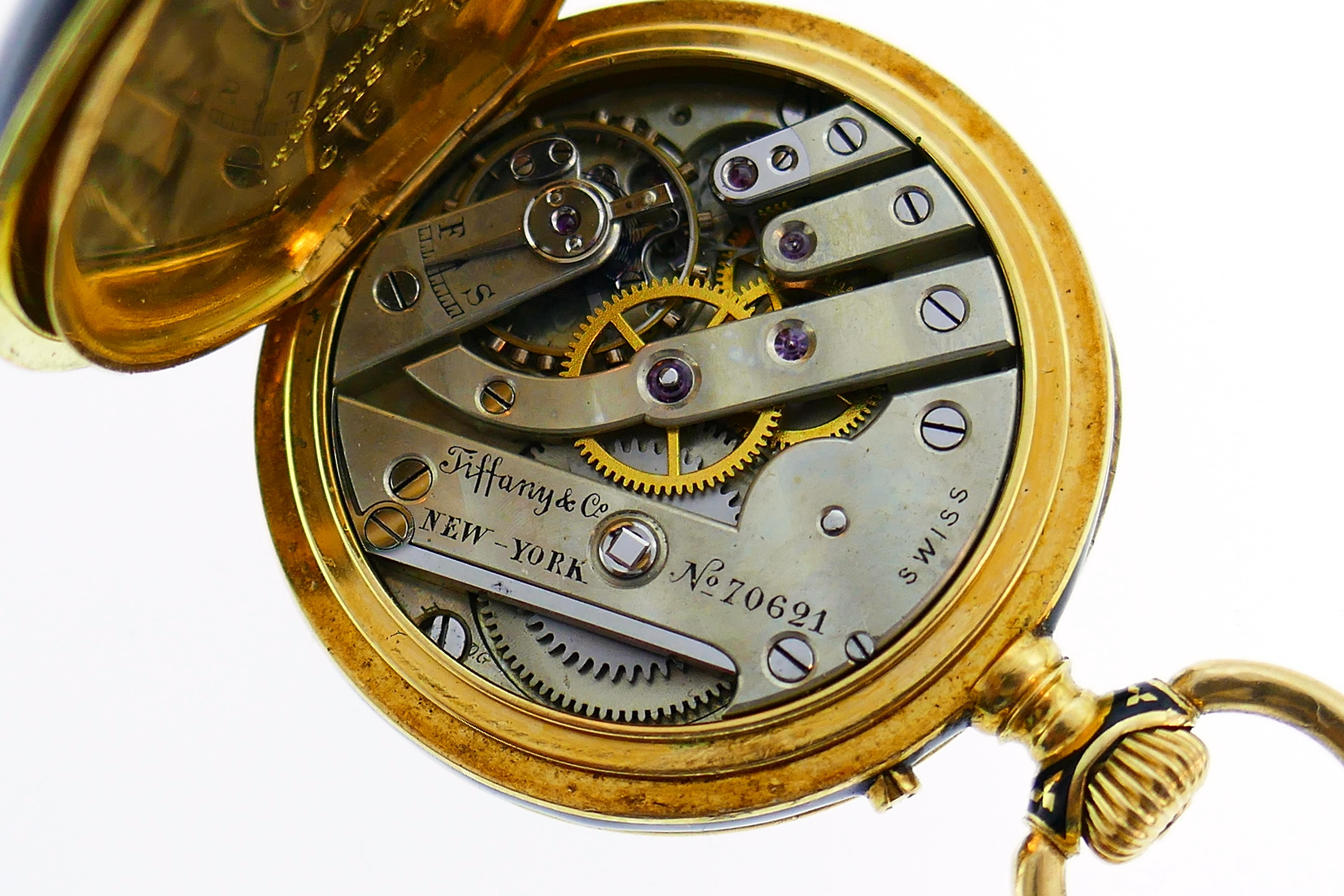 tiffany pocket watch movement