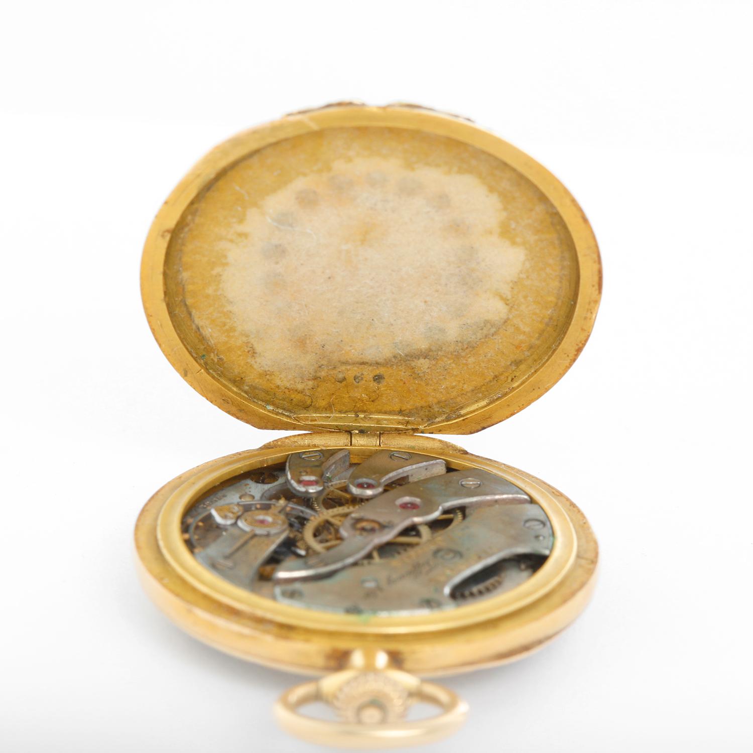 tiffany & co. 18k gold pocket watch