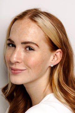 Tiffany & Co. 'Enchant' 0.70ct Diamond Flower Earrings