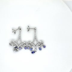 Tiffany & Co. ‘ENCHANT’ Diamond and Tanzanite Chandelier Earrings
