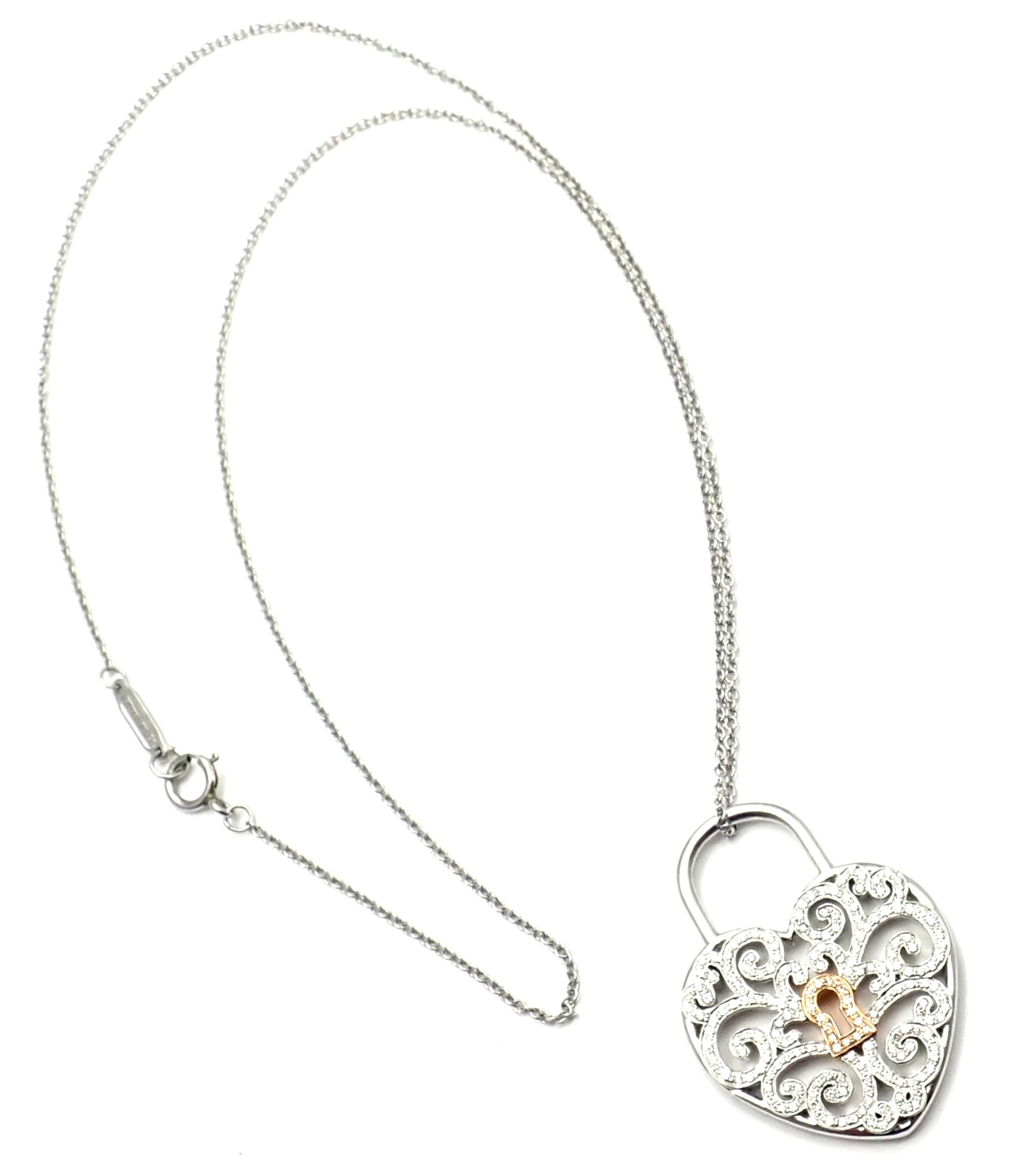 tiffany enchant heart necklace