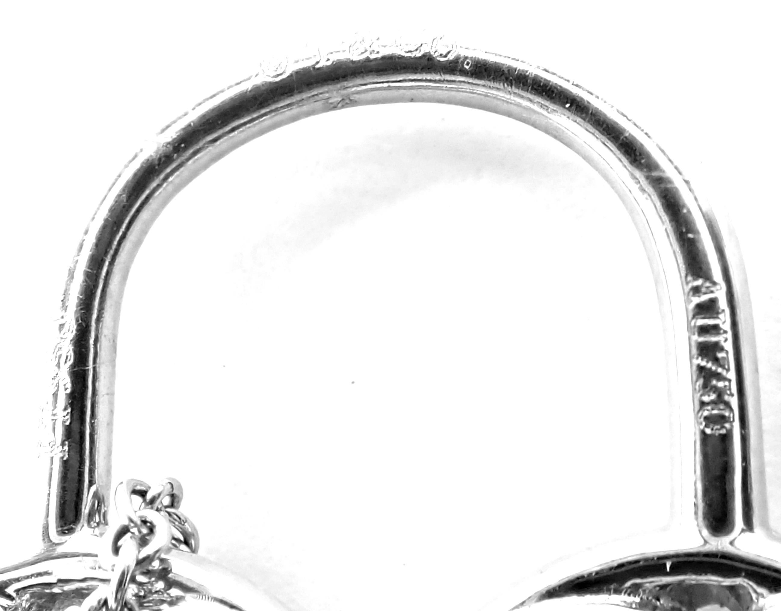 Tiffany & Co. Enchant Diamond Heart Lock Platinum Yellow Gold Pendant Necklace 1