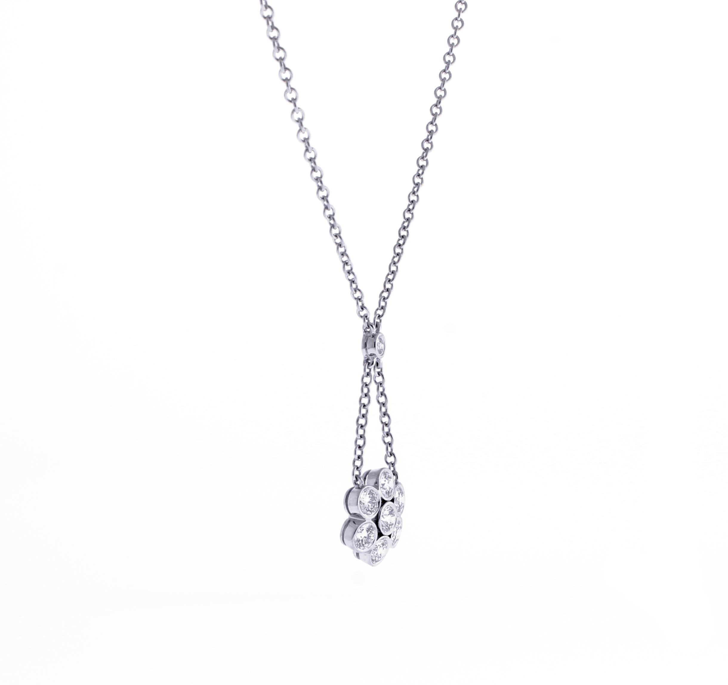 Tiffany & Co. Enchant Diamond Necklace In Excellent Condition In Bethesda, MD