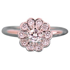 Tiffany & Co. Enchant Flower Diamond Ring in Platinum 0.35 Carat