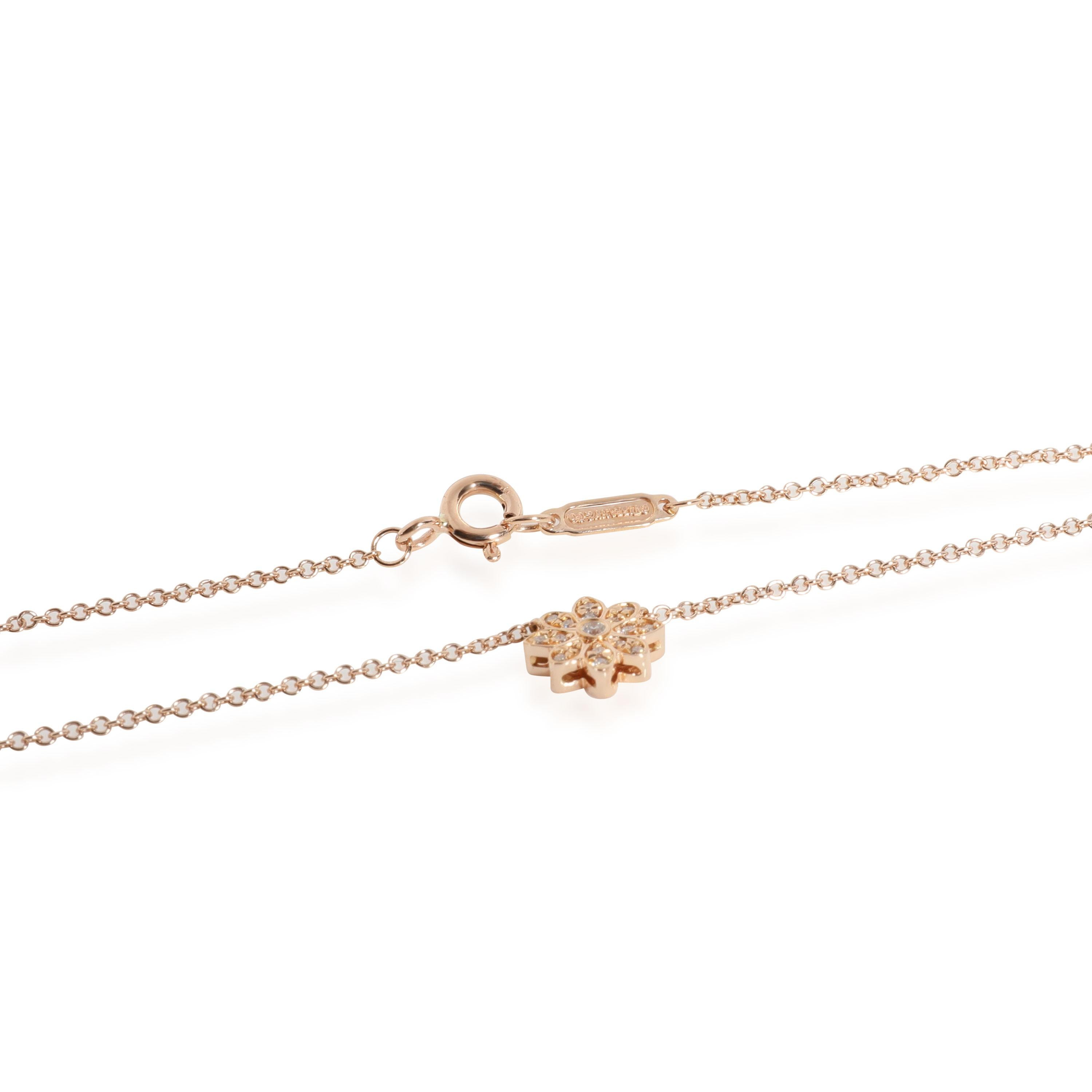 rose gold necklace tiffany