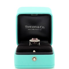 Tiffany & Co. Enchant Oval Ring Platinum with Morganite and Diamonds 5.49CT