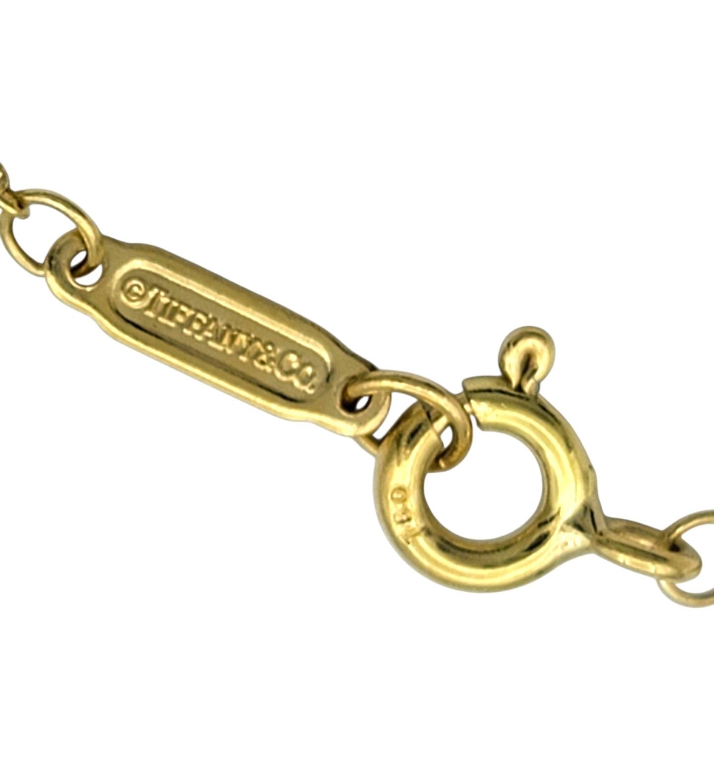 Tiffany & Co. Collana a catena Endless Infinity Station in oro giallo 18 carati in vendita 1