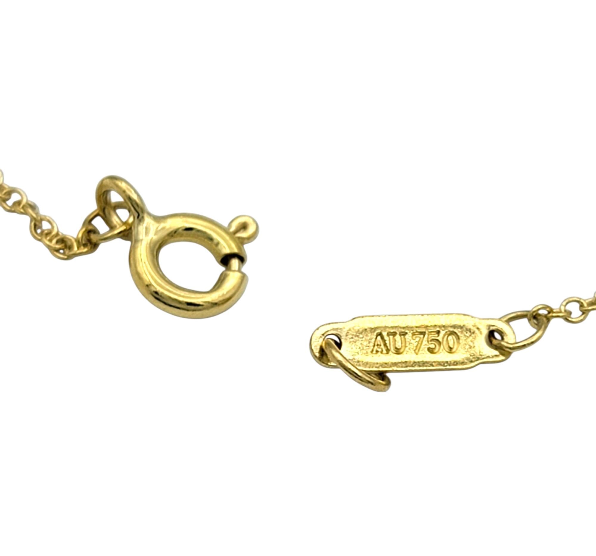 Tiffany & Co. Collana a catena Endless Infinity Station in oro giallo 18 carati in vendita 2
