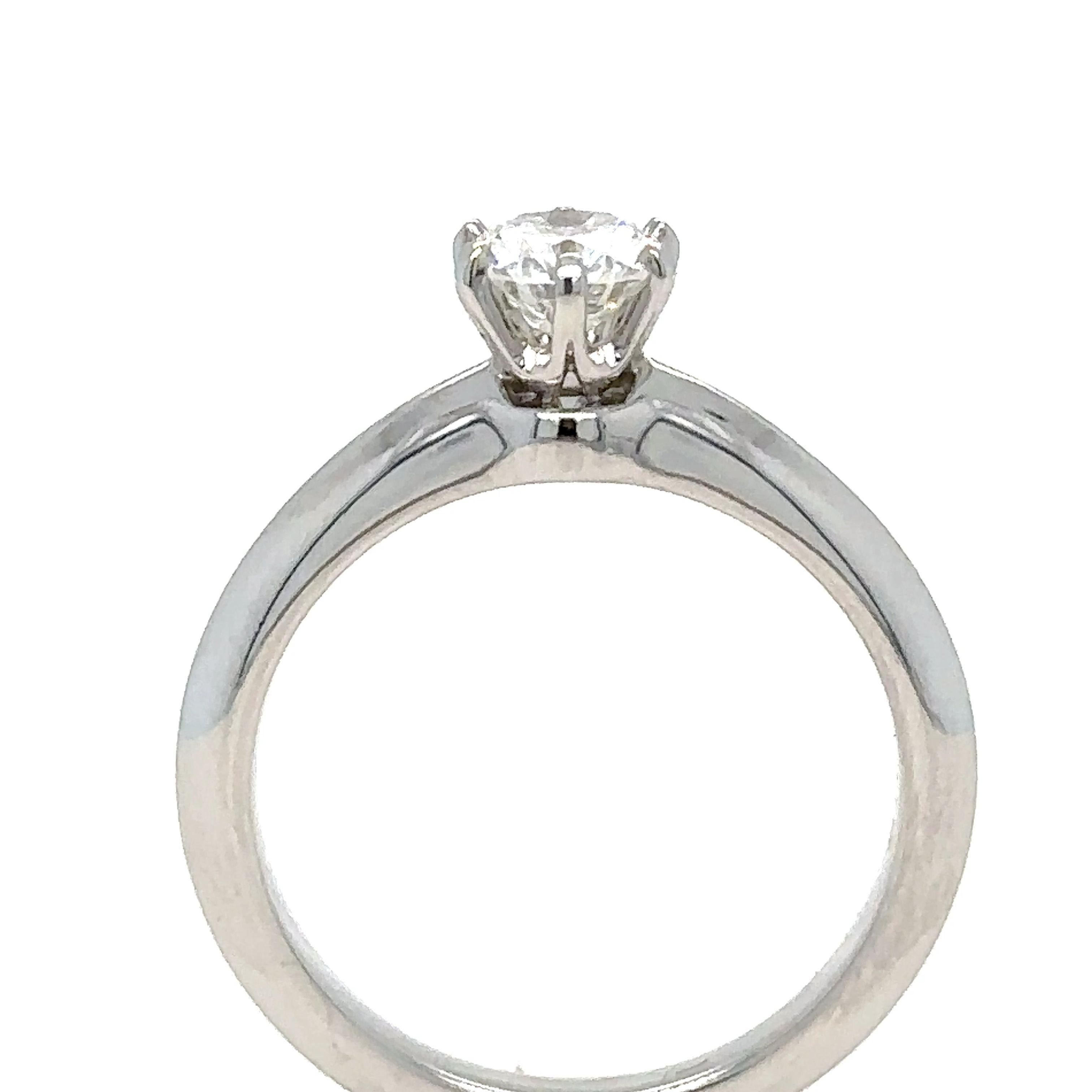 Tiffany & Co Engagement Ring 0.55ct 1