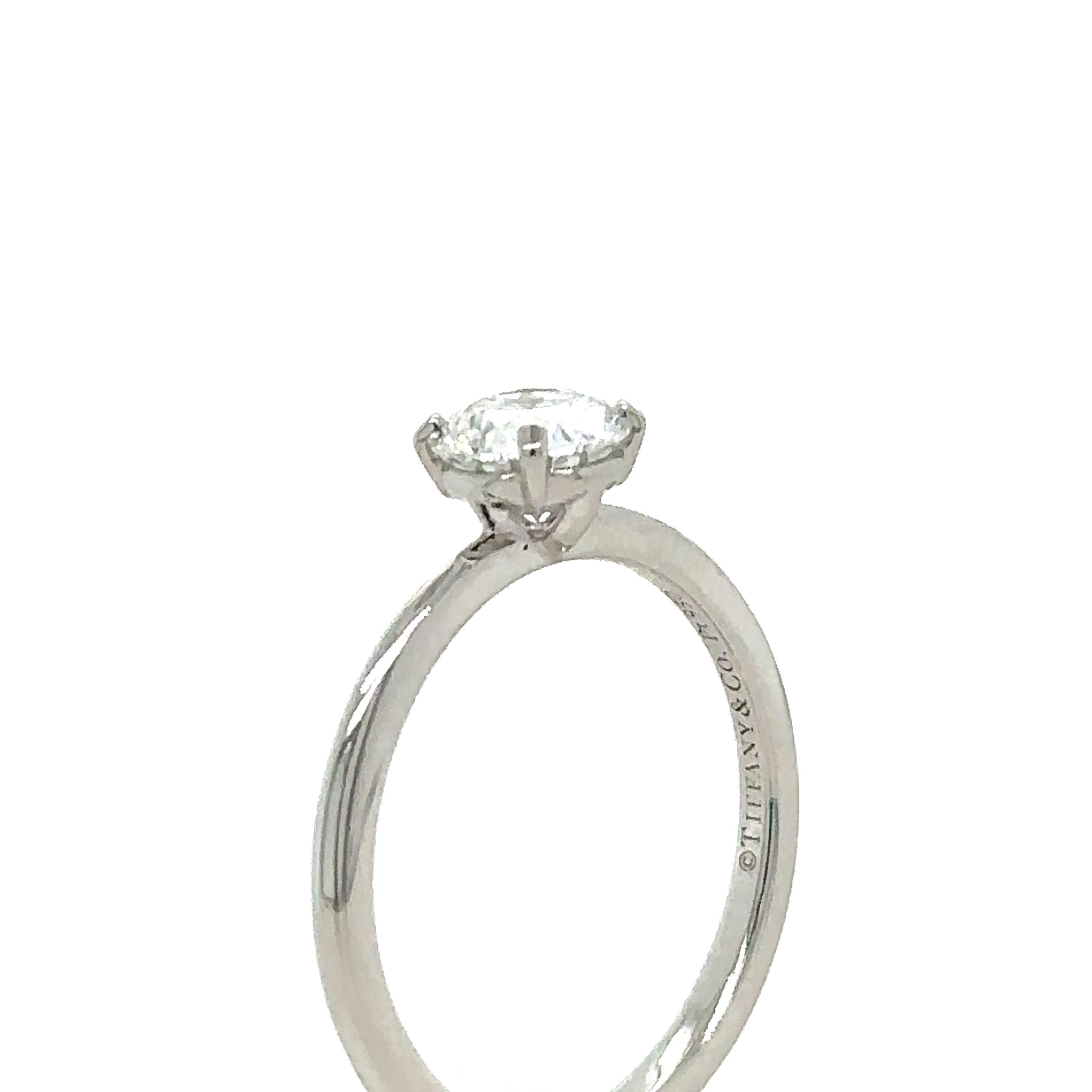 Women's Tiffany & Co Engagement Ring 0.60ct