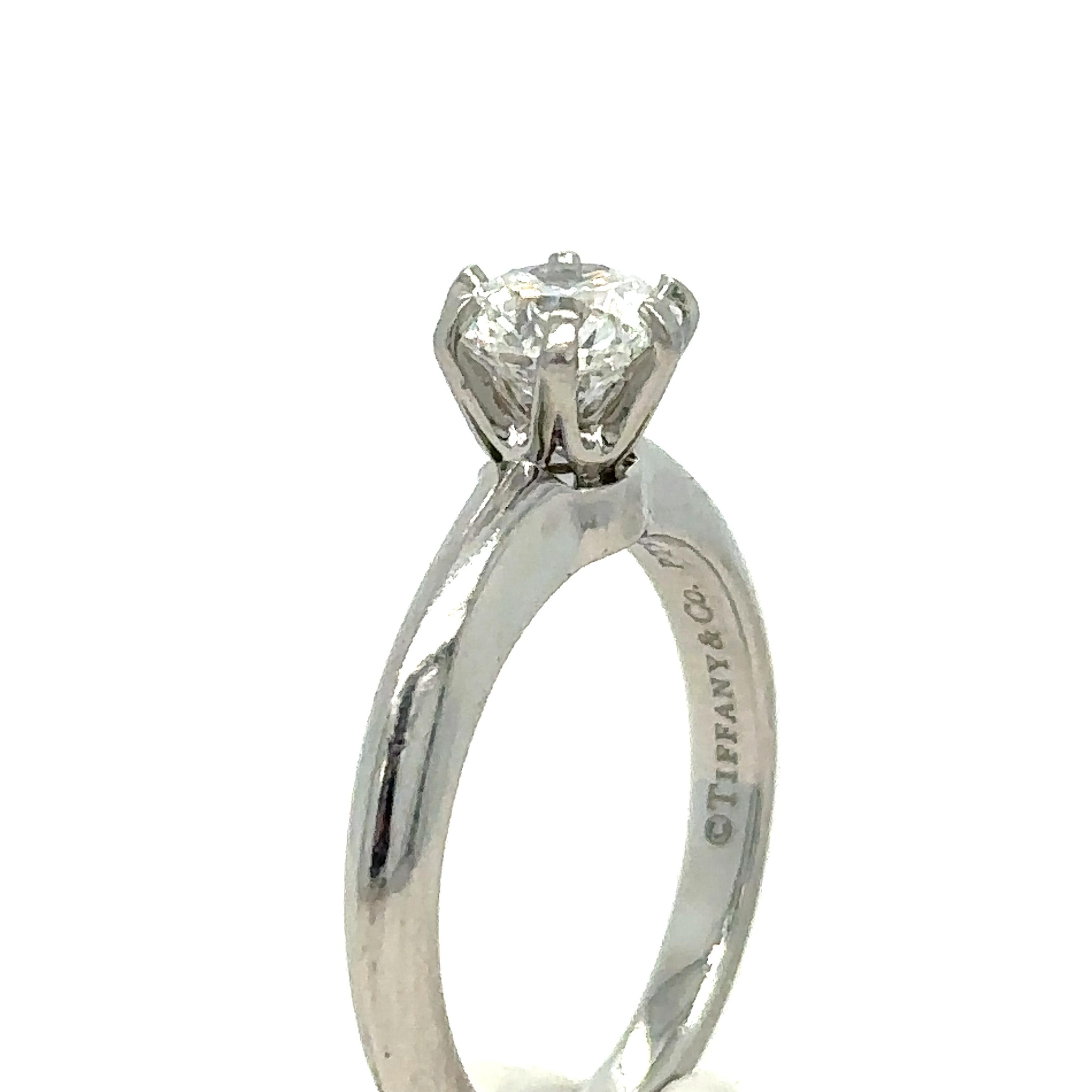 Women's Tiffany & Co Engagement Ring 0.94ct