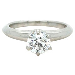 Tiffany 
Co Engagement Ring 0.94ct
