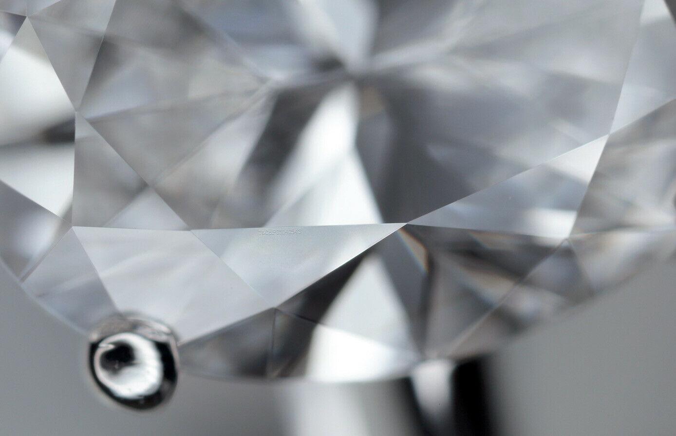 Tiffany & Co. Platinum Diamond Engagement Ring Oval 1.18 Ct D VVS2 Excellent Cut 2