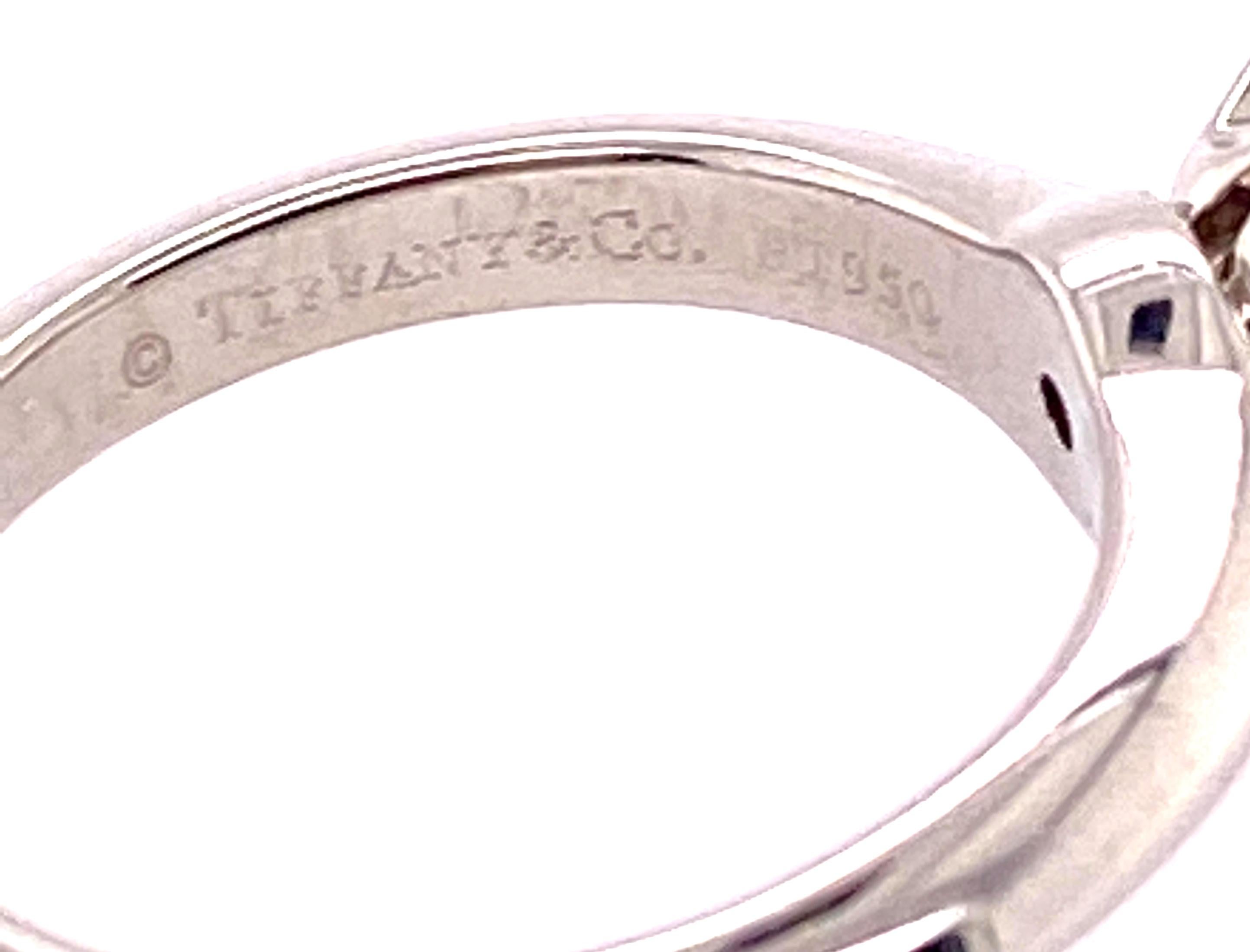 Women's Tiffany & Co Engagement Ring 1.29ct F-VS1 Diamond Solitaire Platinum