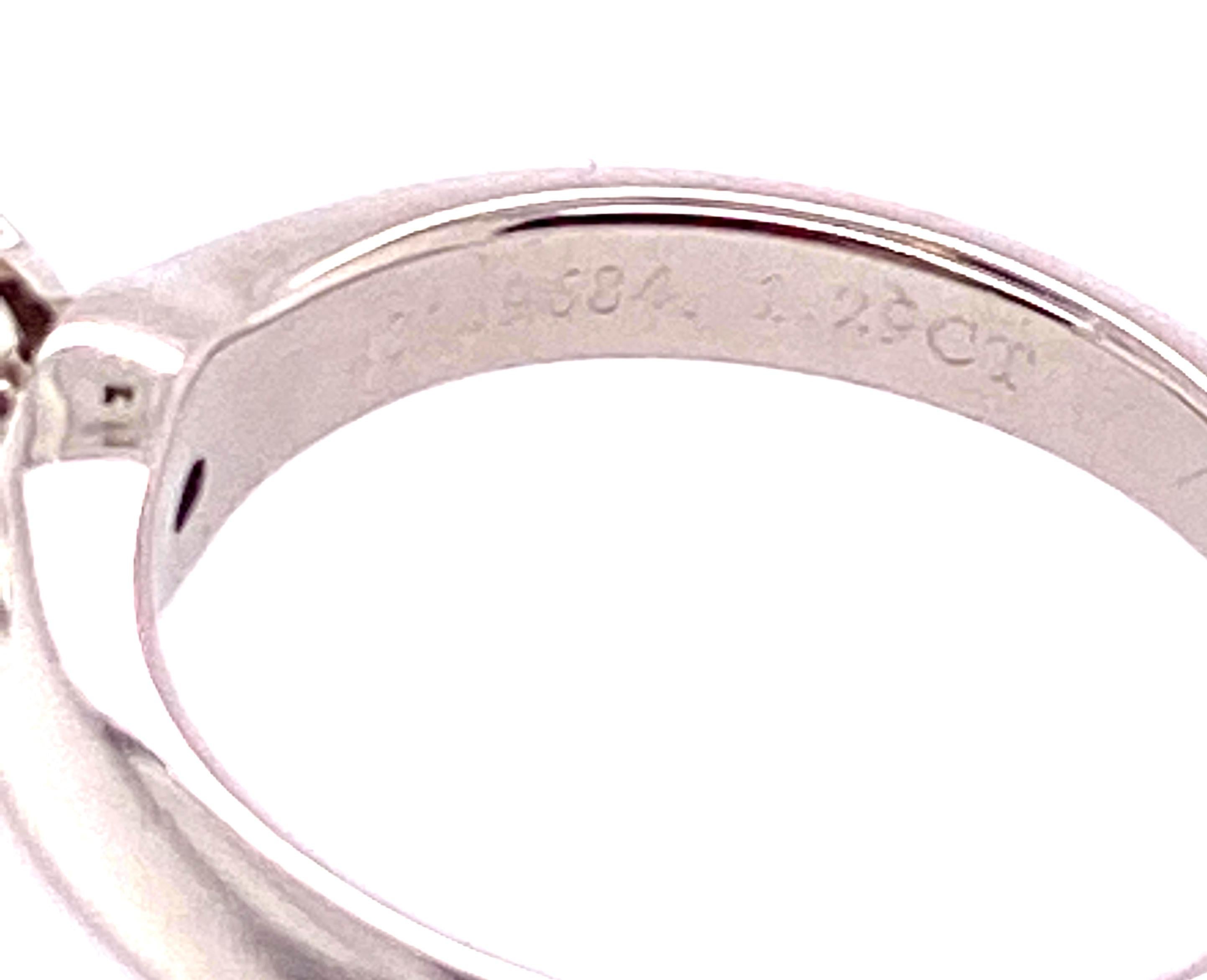 Tiffany & Co Engagement Ring 1.29ct F-VS1 Diamond Solitaire Platinum 2