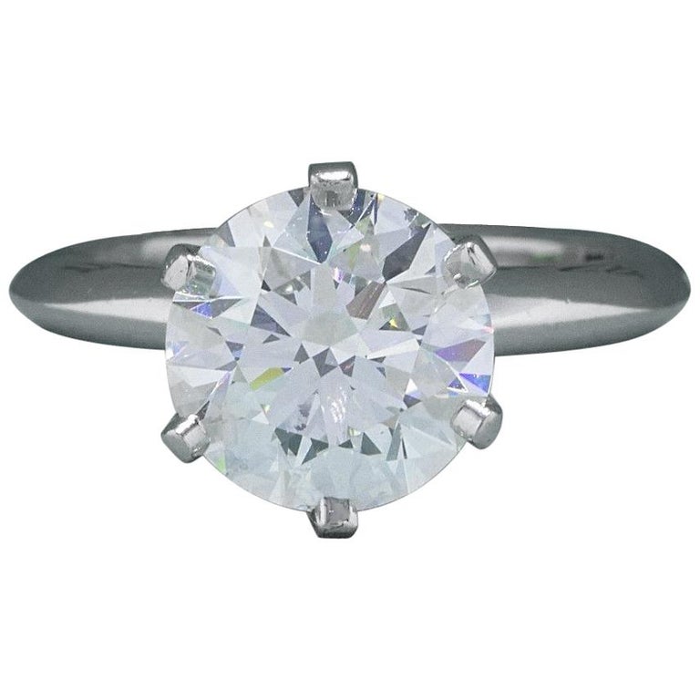 2 carat tiffany diamond ring price