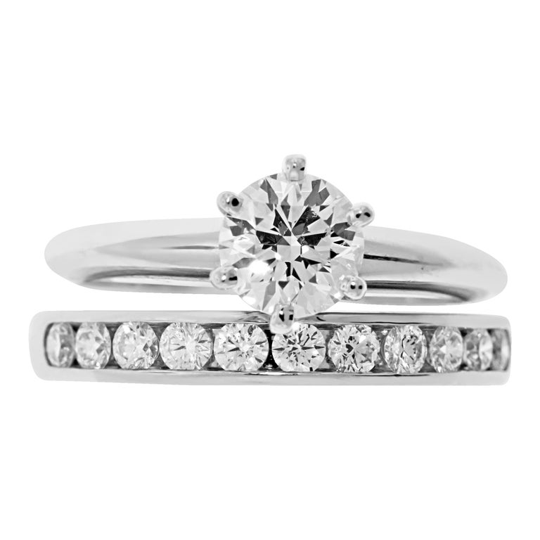 Tiffany and Co. Engagement Ring Set at 1stDibs