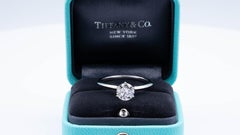 Tiffany & Co. Engagement Ring with Round 1.26 Carat IVVS2 Plat