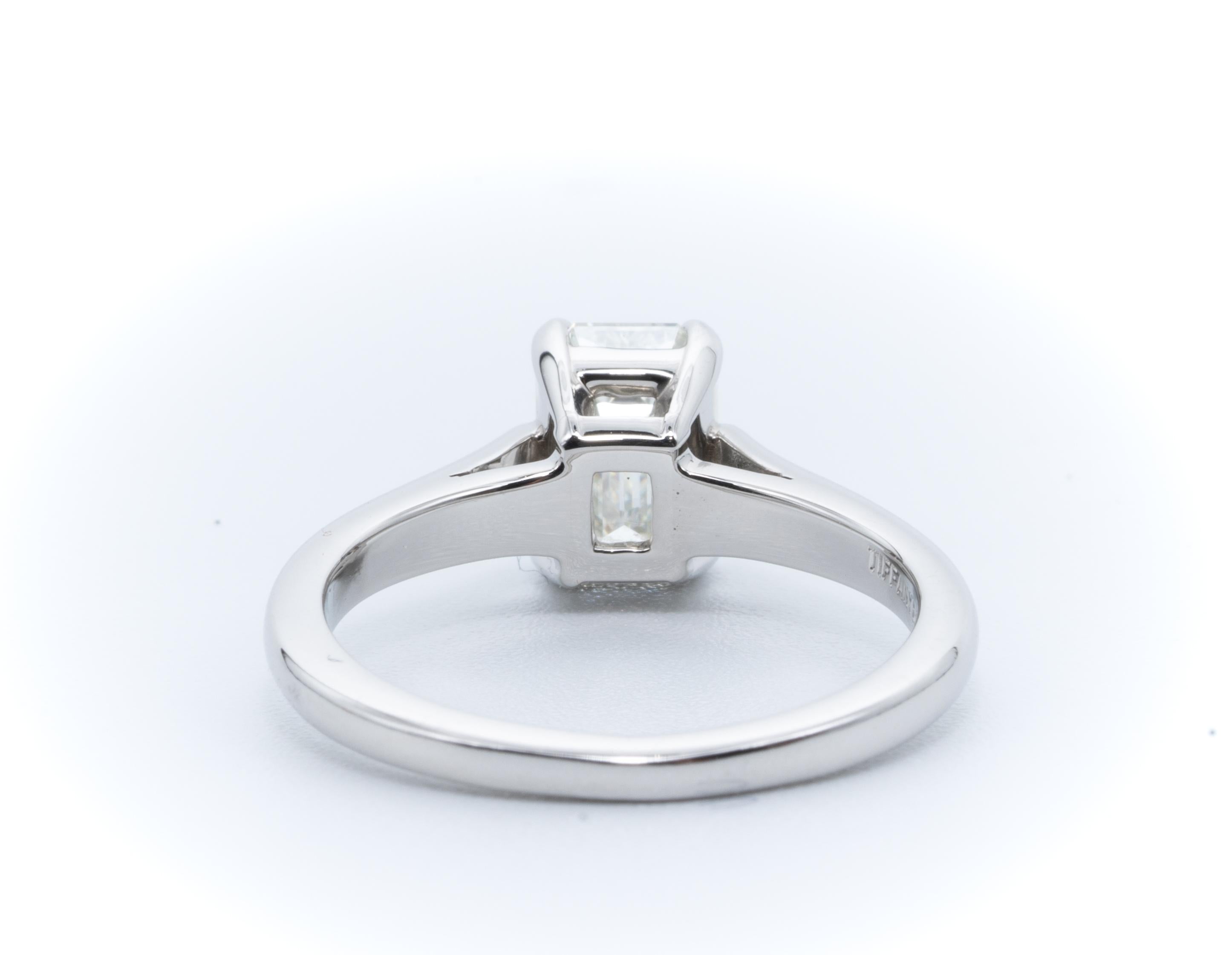 emerald cut engagement ring tiffany