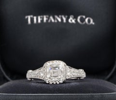 Tiffany Legacy® Engagement Ring with a 1.18 Carat Cushion-cut D VVS1 GIA