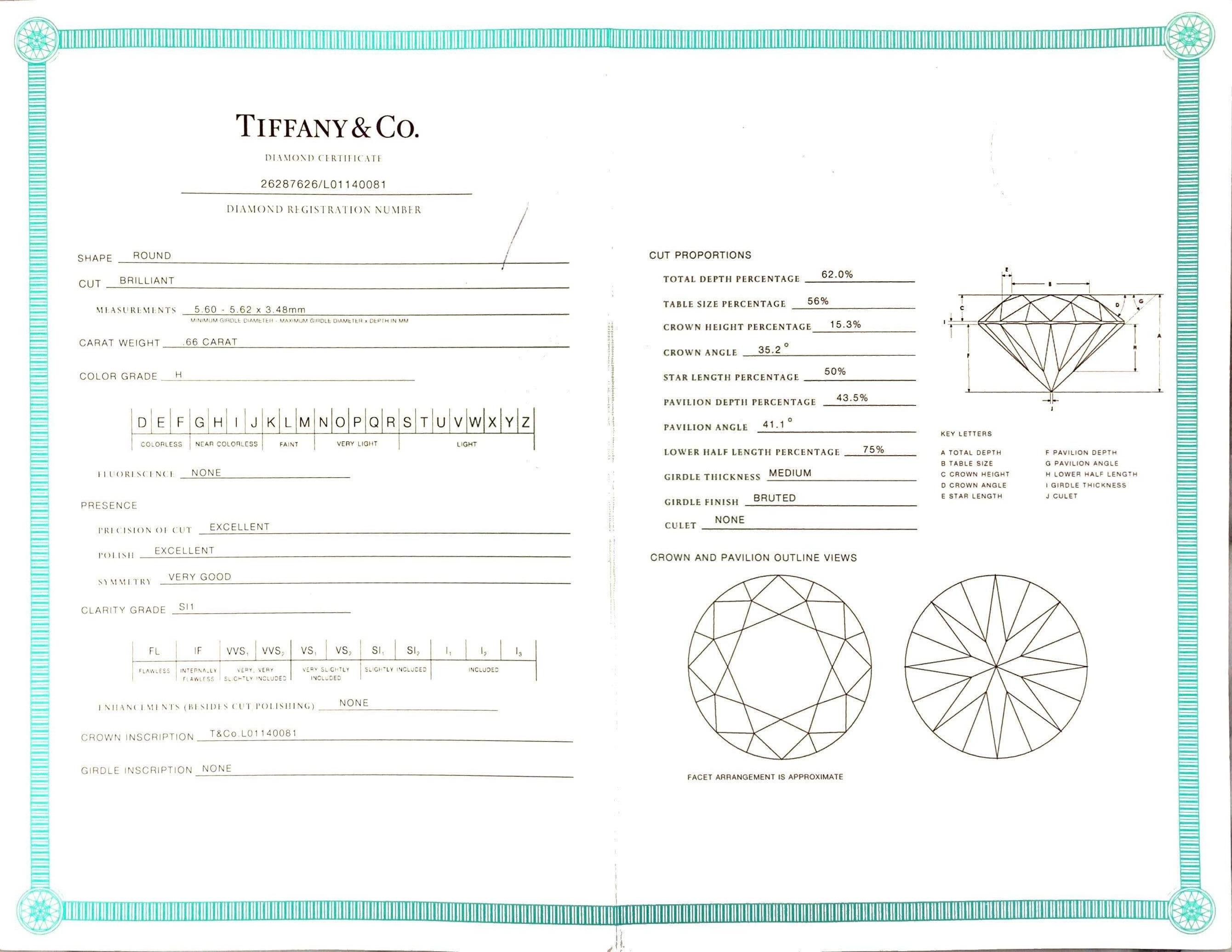 tiffany engagement rings box