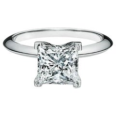 Tiffany & Co. Verlobungsring, Solitär Platin Diamantring