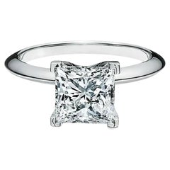 Tiffany & Co. Verlobungsring, Solitär Platin Diamantring