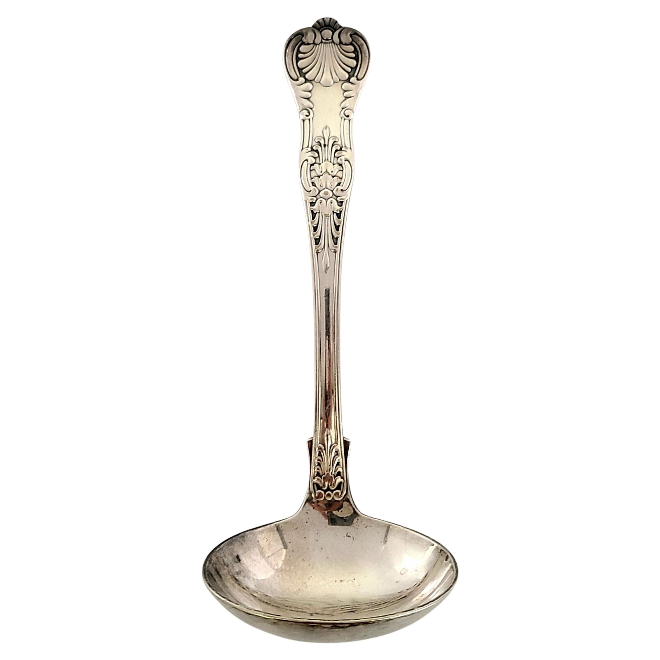Tiffany & Co English King Silverplate Gravy Ladle For Sale