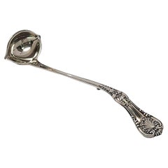 Tiffany & Co. English King Sterling Silver Punch Ladle with Double Lipped Bowl