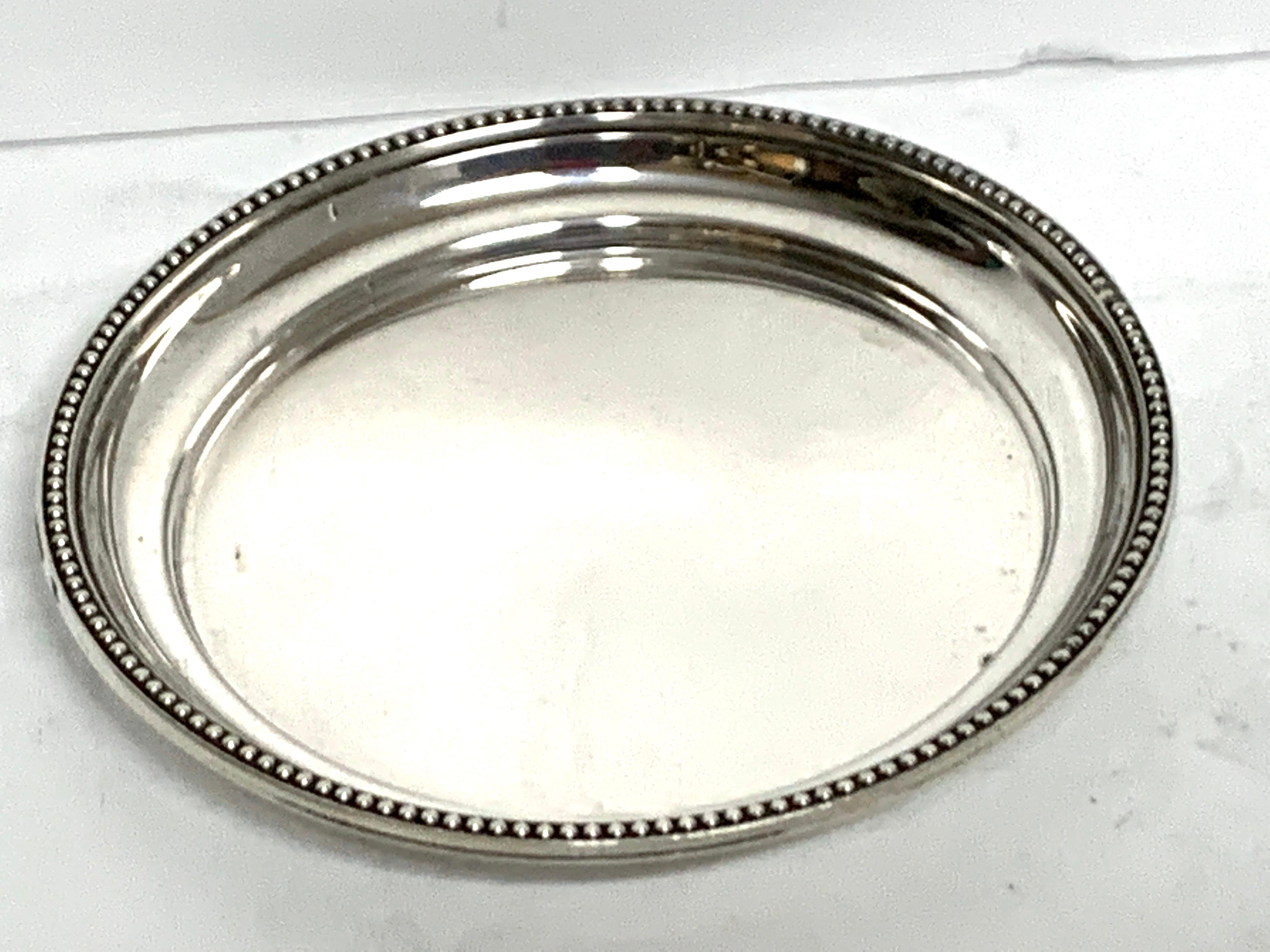 Tiffany & Co. English Sterling Wine Funnel and Tray, London, 1986 3