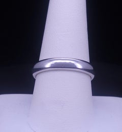 Tiffany & Co. Engraved 4.3mm Platinum Band
