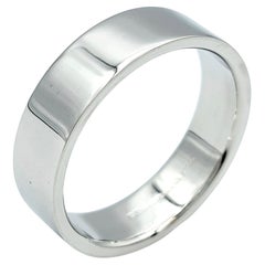 Tiffany & Co. 'Essential' Collection Unisex 6mm Band Ring in Polished Platinum