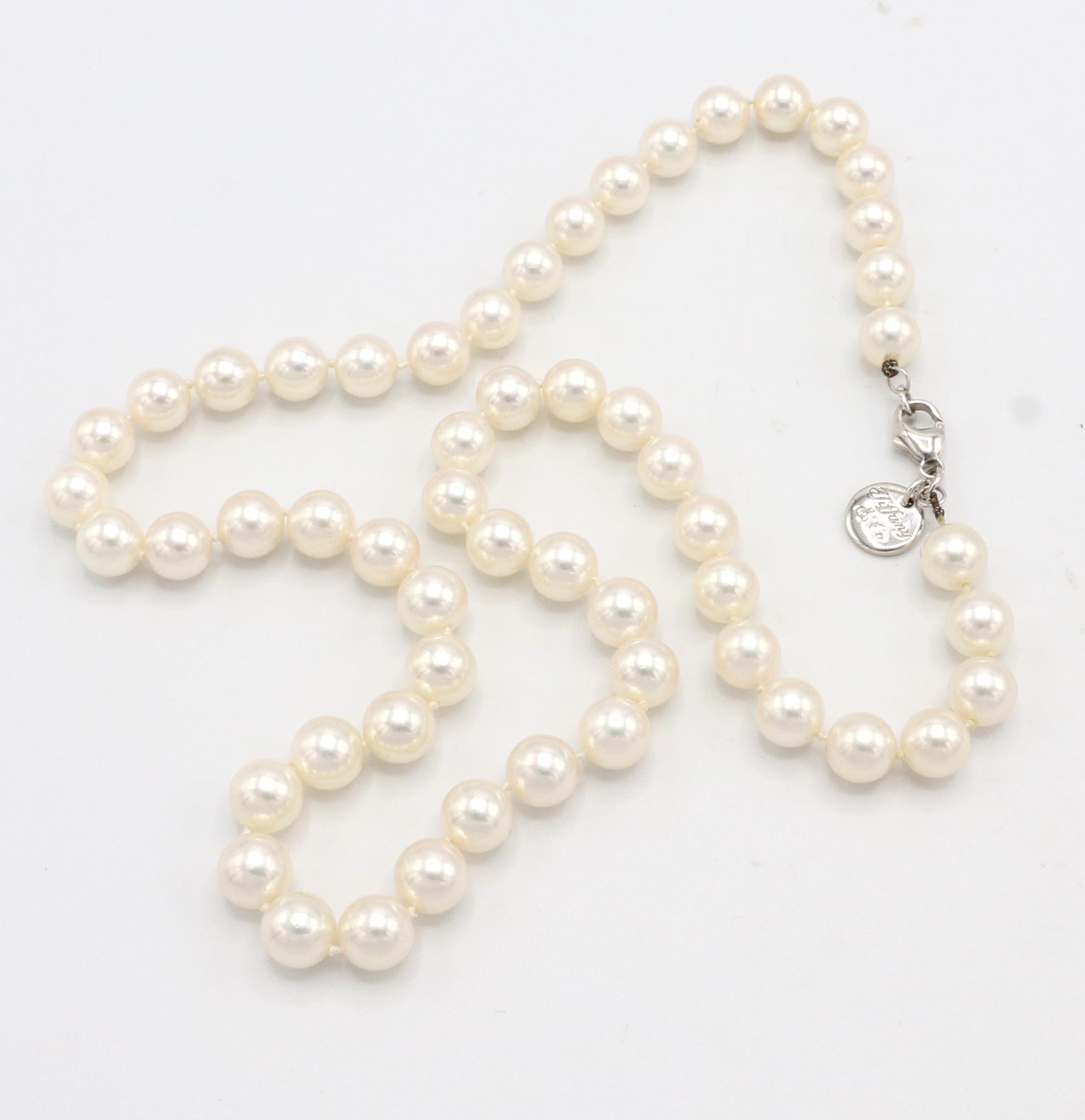 tiffany co pearl necklace