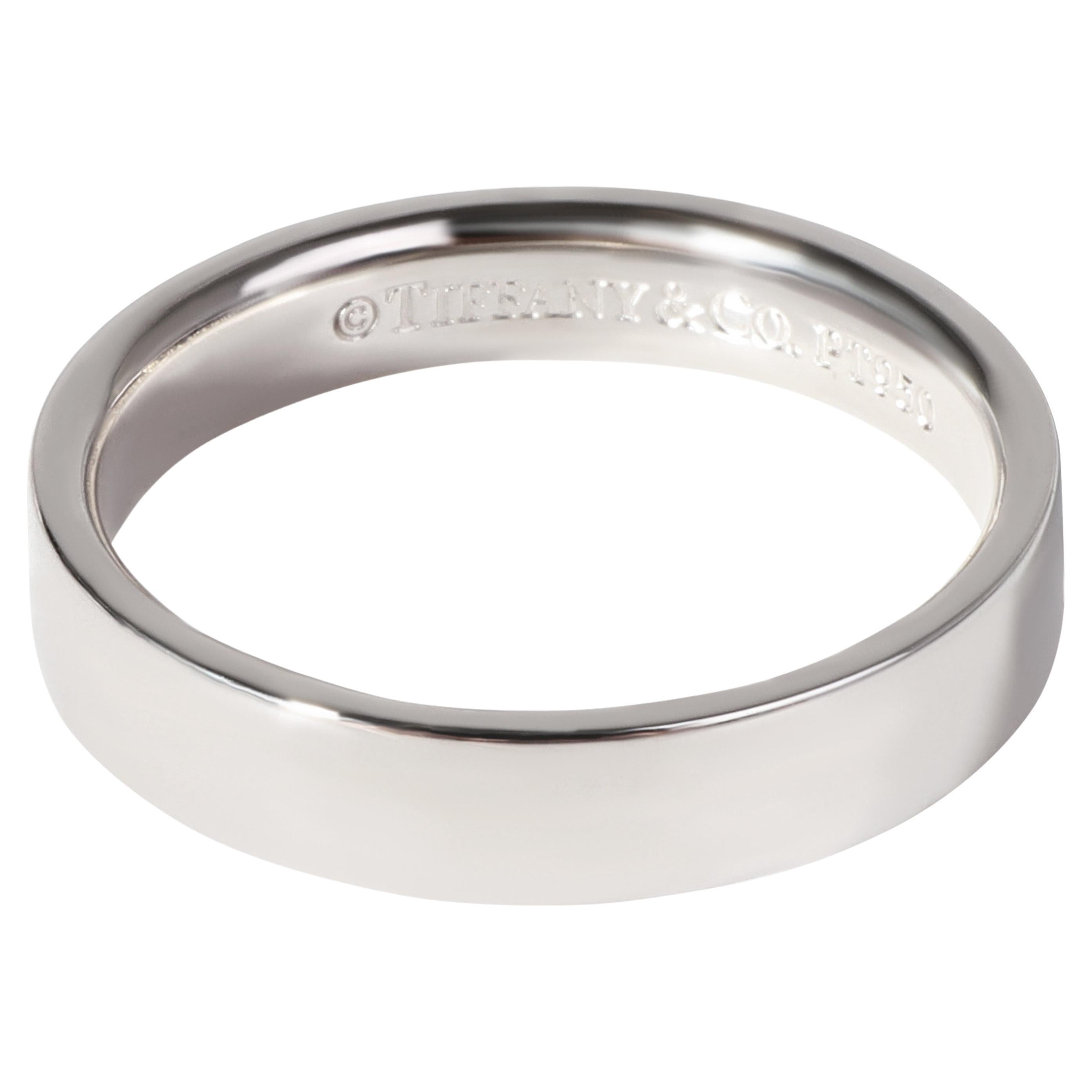 Tiffany & Co. Anneau de mariage Essentials en platine