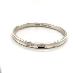 Tiffany & Co Estate "1837" Bangle Solid Silver 7.5" 32.9 Grams